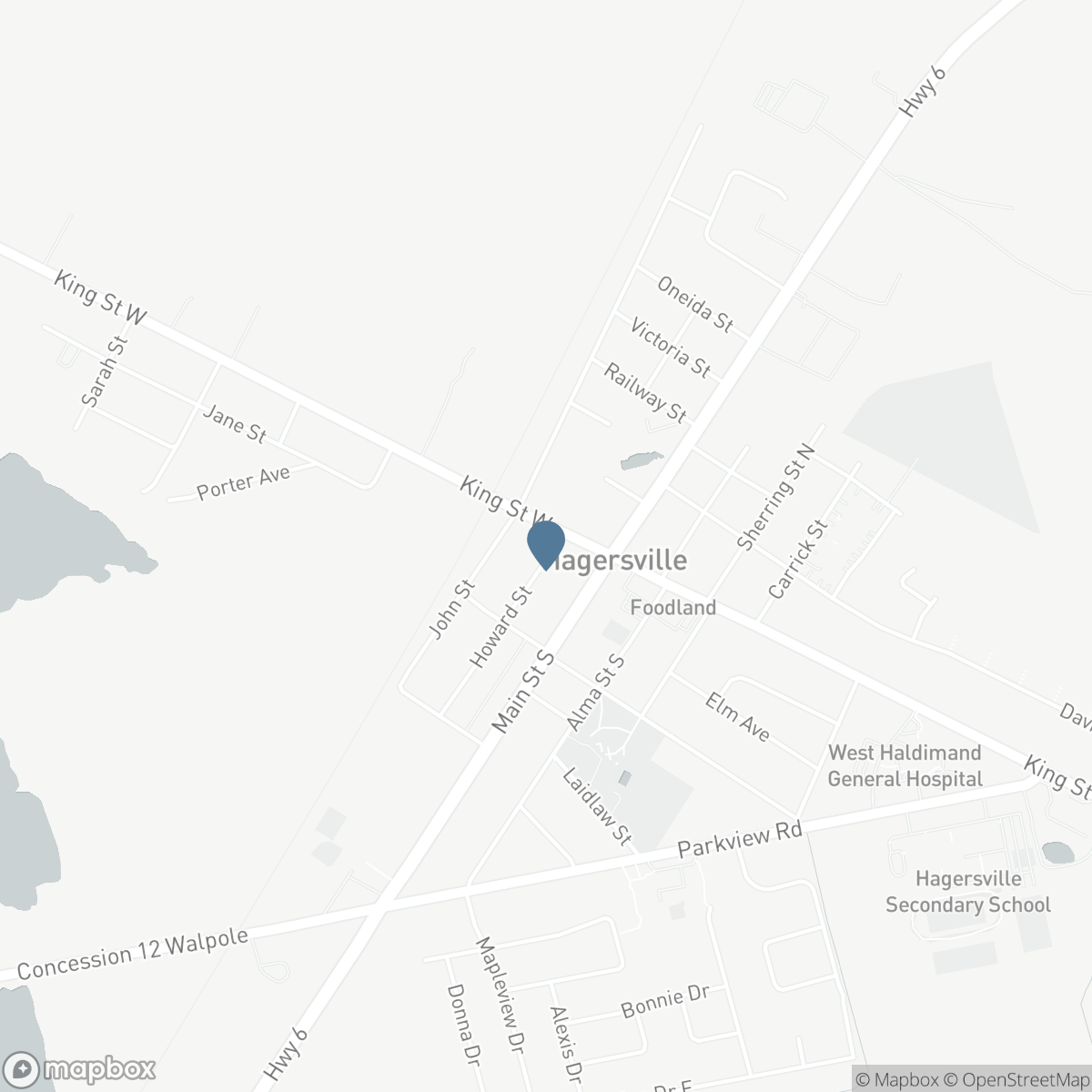 6 HOWARD Street, Hagersville, Ontario N0A 1H0